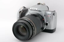 【概ね美品】Canon キヤノン EOS Kiss 5 35mm AF一眼レフカメラ + Canon ZOOM LENS EF 80-200mm F4.5-5.6 USM レンズセット #3612_画像1