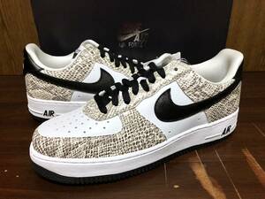 18年製 NIKE AIR FORCE 1 LOW RETRO COCOA SNAKE ナイキ エアフォース レトロ AF1 CO.JP【845053-104】ホワイト 白 ヘビ 蛇 スネイク US10