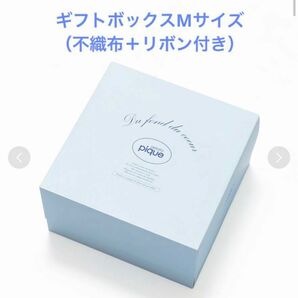 gelato pique ギフトボックス　箱　M ラッピング　ブルー　プレゼント