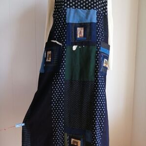 古布、藍染、雪ん子、書生絣、久留米絣、絵絣、更紗、刺し子●着物リメイク●ワンピース、ジャンパースカート●ハンドメイド