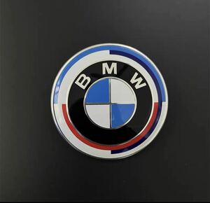 BMW 50th エンブレム ボンネット 73mm50周年 M クラシック E36E64E60E61E65E66E70E71E81E83E85E87E89E90E91E92F10F06F30F20F15①