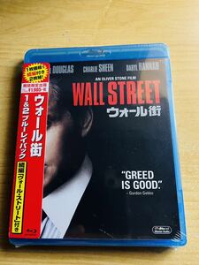 未開封　Blu-ray　「ウォール街＆ウォール・ストリート」　監督　オリバー・ストーン　　マイケル・ダグラス チャーリー・シーン