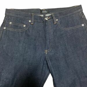 ほぼ未使用 APC NEW STANDARD JEAN CLASSIQUE インディゴ染め セルビッチ デニムパンツ W30 アーペーセー メンズ ジーンズ 赤耳 新品