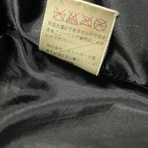 『究極の一品 XXL』美品 L&B Homme エルアンドビー ダウンジャケット ジップ ラムレザー 羊革 シープスキン ブラック 黒 メンズ _画像8