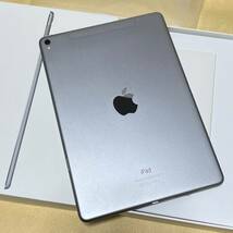 【SIMフリー/中古】iPad Pro 9.7インチ Wi-Fi+Cellular 128GB［MLQ32J/A］スペースグレイ★Apple版SIMフリー★　11128-1_画像1