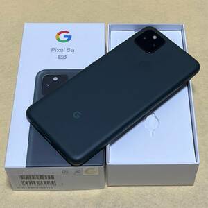 【SIMフリー/中古】Google Pixel5a(5G) ブラック★SoftBank版SIMフリー/判定〇/残債なし★　11206