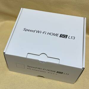 【新品/未使用】Speed Wi-Fi HOME 5G L13［ZTR02SWA］ホワイト au★ホームルーター/赤ロム保証★　11231