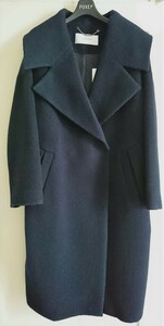 # new goods * unused ADORE Adore elegant la gran sleeve design coat complete sale navy blue navy ( tag attaching 