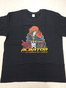 宇宙海賊　キャプテンハーロック　アルカディア号　クイーン・エメラルダス号　戦艦ヤマト　アニメ　Tシャツ　銀河鉄道999　松本零士　M