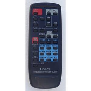 キヤノン CANON ビデオカメラ リモコン WL-D71