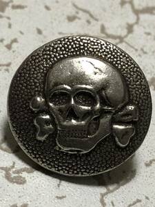  неиспользуемый товар Vintage german Skull кнопка металл metal кнопка nachis Германия армия милитари Army Cross bo-n30s 40s 50s