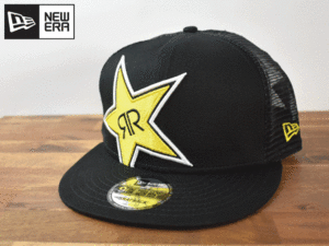 ★未使用品★NEW ERA ニューエラ × ROCKSTAR ENERGY DRINK ロックスターエナジー ドリンク 9 FIFTY【フリーサイズ】 キャップ 帽子 H403