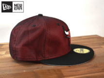 ★未使用品★NEW ERA ニューエラ × CHICAGO BULLS ブルズ NBA 59 FIFTY【7-1/2 - 59.6cm】 キャップ 帽子 W952_画像4