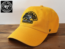 ★未使用品★ 47 BRAND 47 ブランド × BOSTON BRUINS ブルーインズ NHL【フリーサイズ】キャップ 帽子 H233_画像1