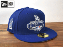 ★未使用品★NEW ERA ニューエラ × LA DODGERS ドジャース MLB 59 FIFTY【7-5/8 - 60.6cm】サイドパッチ キャップ 帽子 W917_画像1