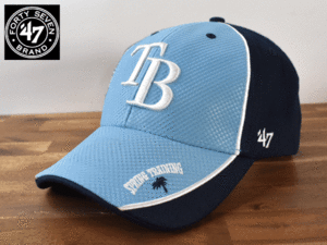 ★未使用品★ 47 BRAND 47 ブランド × TAMPA BAY RAYS レイズ MLB【フリーサイズ】キャップ 帽子 W128