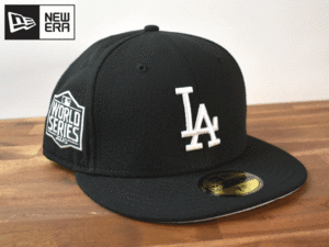 ★未使用品★NEW ERA ニューエラ × LA DODGERS ドジャース MLB 59 FIFTY【7-3/4 - 61.5cm】サイドパッチ キャップ 帽子 W960