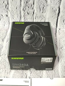 【未使用 売り切り】SHURE シュア SRH240A ヘッドホン オーディオ 2656-3