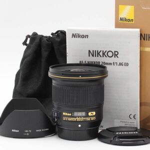 【極上品】 Nikon AF-S NIKKOR 20mm F1.8G ED ニコン #2508