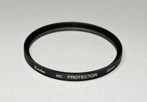 208【送料込清掃済】Kenkoケンコー MC PROTECTOR Φ55mm Japan カメラ用レンズフィルター レンズプロテクター 金属製黒枠透明グラス ガード