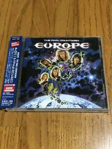 国内盤CD ヨーロッパ EUROPE『THE FINAL COUNTDOWN ザ・ファイナル・カウントダウン』デジタルリマスター盤 レンタル落ち 送料185円