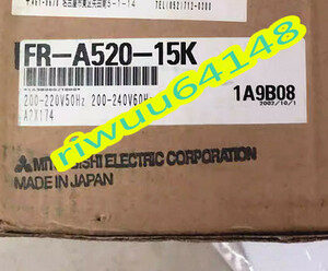 【保証付き】【送料無料】★新品！　MITSUBISHI/三菱 　FR-A520-15K　　インバーター 　