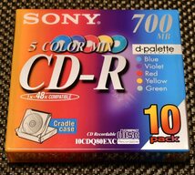 CD-R SONY ソニー 700MB 48倍速 10枚パック ×10箱 合計100枚 日本製（太陽誘電製？）10CDQ80EXC 未開封_画像2