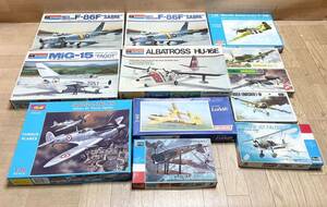 未使用 あり AIRFIX ICM MONOGRAM Revell 1/48 1/72 F-86F MIG-15 LF-107 F-6B セイバー 等 戦闘機 プラモデル 大量 まとめて 12点 A10