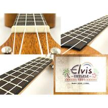 ELVIS エルビス ウクレレ ソプラノサイズ マホガニー材 U100S UKULELE ピック クロス ソフトケース付き 美品 職人検品済み _画像4