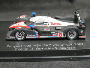 1/87　プジョー　908　HDi　FAP　LM2007　2nd　＃8