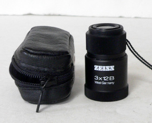 ★ 中古 / Zeiss 3x12 B Carl Zeiss ルーペ 単眼鏡 ★