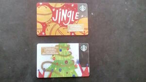  profitable 2 sheets set 2018* Christmas tree & JINGLE* North America Starbucks card * Christmas limitation 