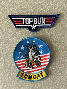 トムキャット トップガン ワッペン★ミニタリー ワッペン★TOMCAT/TOPGUN★縫い付けるタイプ★★★bzaif★CLO1124-800★511