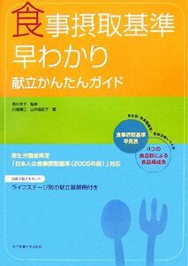 食事摂取基準早わかり　献立かんたんガイド 川端輝江／著　山中由紀子／著　香川芳子／監修