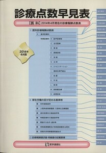 診療点数早見表(２０１４年４月版)／メディカル
