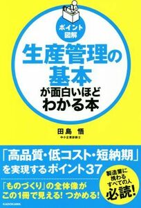 生産管理の基本が面白いほどわかる本 ポイント図解／田島悟(著者)