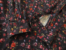 エンジニアードガーメンツ★2022fw ★19th Century BD Shirt - Floral Print Flannel / Dk.Navy【XS】_画像6