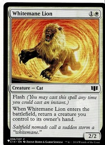 MTG/ザ・リスト/The List/白たてがみのライオン/Whitemane Lion(英)-白