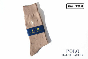 送料無料★新品｜未使用｜ポロ　ラルフローレン｜POLO　Ralph Lauren｜クルー丈ワンポイント ドット柄 ビジネスソックス