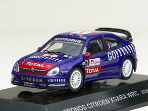 1/64 CM'S シトロエン クサラWRC #1 Kronos Rally Japan 2006 1st ラリーカーコレクションExtra ラリージャパン