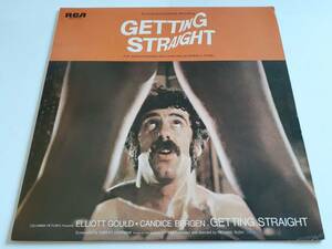 …ＹＯＵ…(1970) Getting Straight／ロナルド・スタイン Ronald Stein、P.K.リミテッド／キャンディス・バーゲン／台詞収録／日本盤ＬＰ
