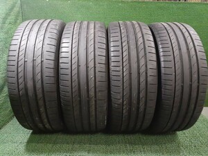 溝有 コンチネンタル Continental ContiSportContact5 235/55R18 4本セット ハリアー等に 売切!!