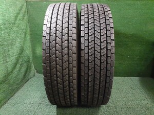 溝有 ヨコハマ ZEN 902ZE 225/80R17.5 123/122L 2本 中古 売切!!