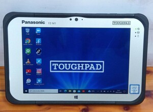 Panasonic TOUGHPAD FZ-M1(FZ-M1JEAAXVJ)Core i5-7Y57/メモリ8GB/SSD256GB 標準モデル(中古・良品)タフブック