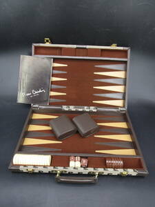 珍品！ピエール・カルダン　バックギャモン pierre cardin Backgammon フランス・パリ ヨーロピアンデザイン ビンテージ レア