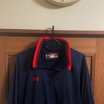 UNDER ARMOUR ハーフジッフ　紺色Lサイズ 秋冬用_画像2