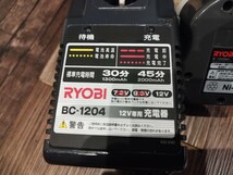 【新品未使用】保管品 RYOBI 純正12V バッテリー 2個 充電器 セット ケース付 リョービ ドリルドライバ インパクトドライバ_画像5