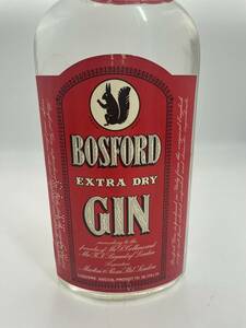 【1317】希少 BOSFORD ボスフォード　EXTRA DRY GIN　1000ｍｌ　43度