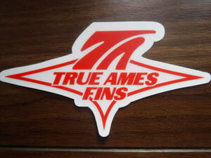 ◆新品U.S.限定トゥルーアームス【TRUE AMES FINS】レッドSTICKER①枚限定◆