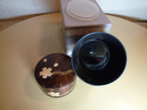 秋田角館 桜皮細工 樺細工 茶筒　桜モチーフ　新品・未使用・展示品_画像8